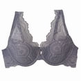 thumbnail image 1 of Brasier Ilusión para Dama, con Delicado Encaje Gris Talla 36B, 1 of 5