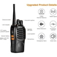 thumbnail image 4 of Walkie Talkie Baofeng BF-888S de 400-470 MHz, radio bidireccional de largo alcance y lote de auriculares, 4 of 5