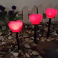 thumbnail image 5 of Vikakiooze Valentine's Day Heart Lights Outdoor Decorations,Solar Heart-Shaped Garden Stakes Lights Outside,Waterproof Romantic Heart Atmosphere Lamp for Yard Pathway Patio Walkway Backyard Decoration, 5 of 8