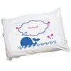 Personalized Pink Whale Pillowcase