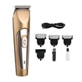 thumbnail image 2 of Cortadora de cabello profesional Zulema recargable Acero inoxidable 3x Peines guía oro, 2 of 8