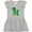 AC-Heather Grey, variant on Irish St Patricks Day Letter M Monogram Girls Toddler Dress
