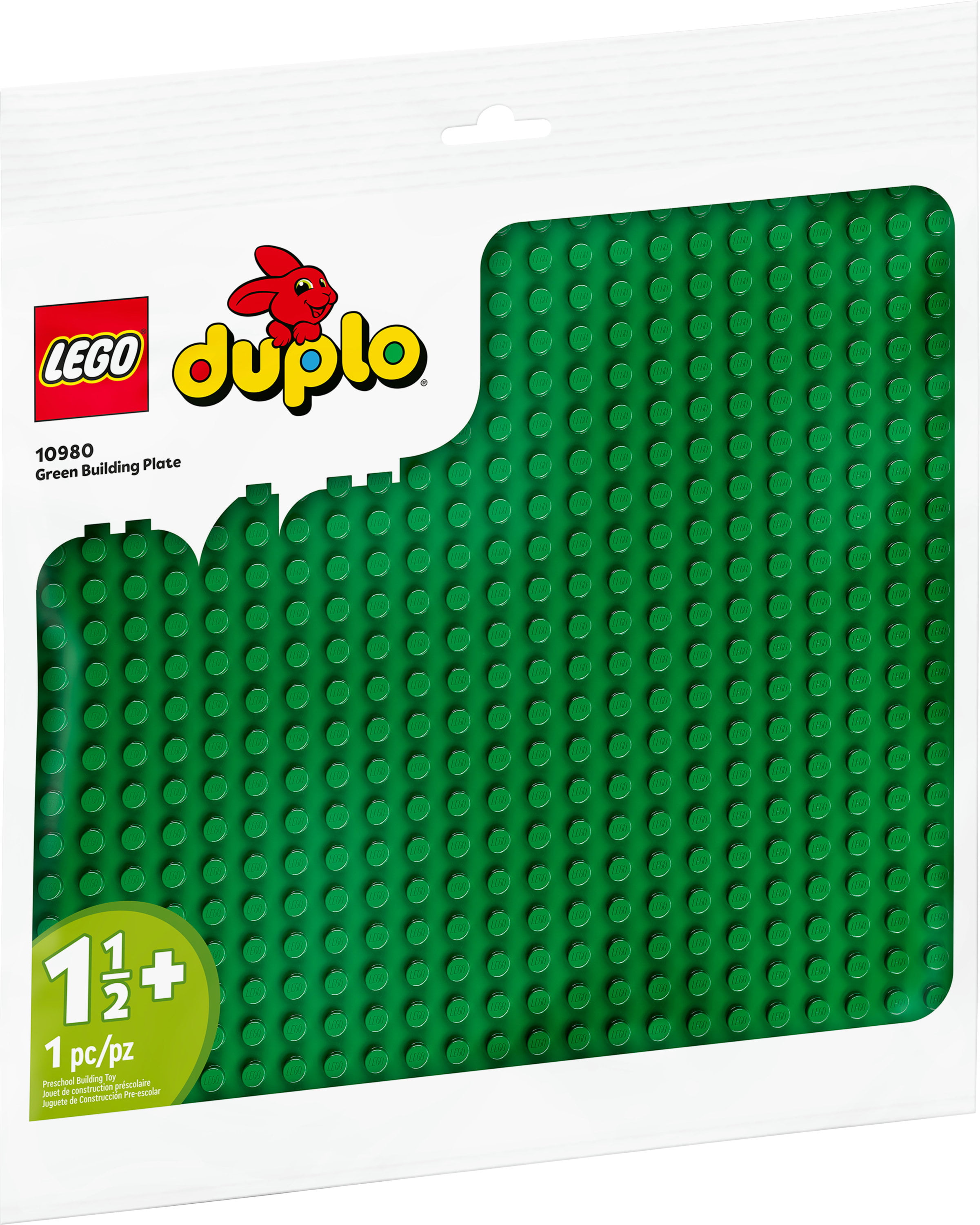 flare konvertering mund LEGO DUPLO Green Building Base Plate 10980, Construction Toy for Toddlers  and Kids, Build and Display Board - Walmart.com