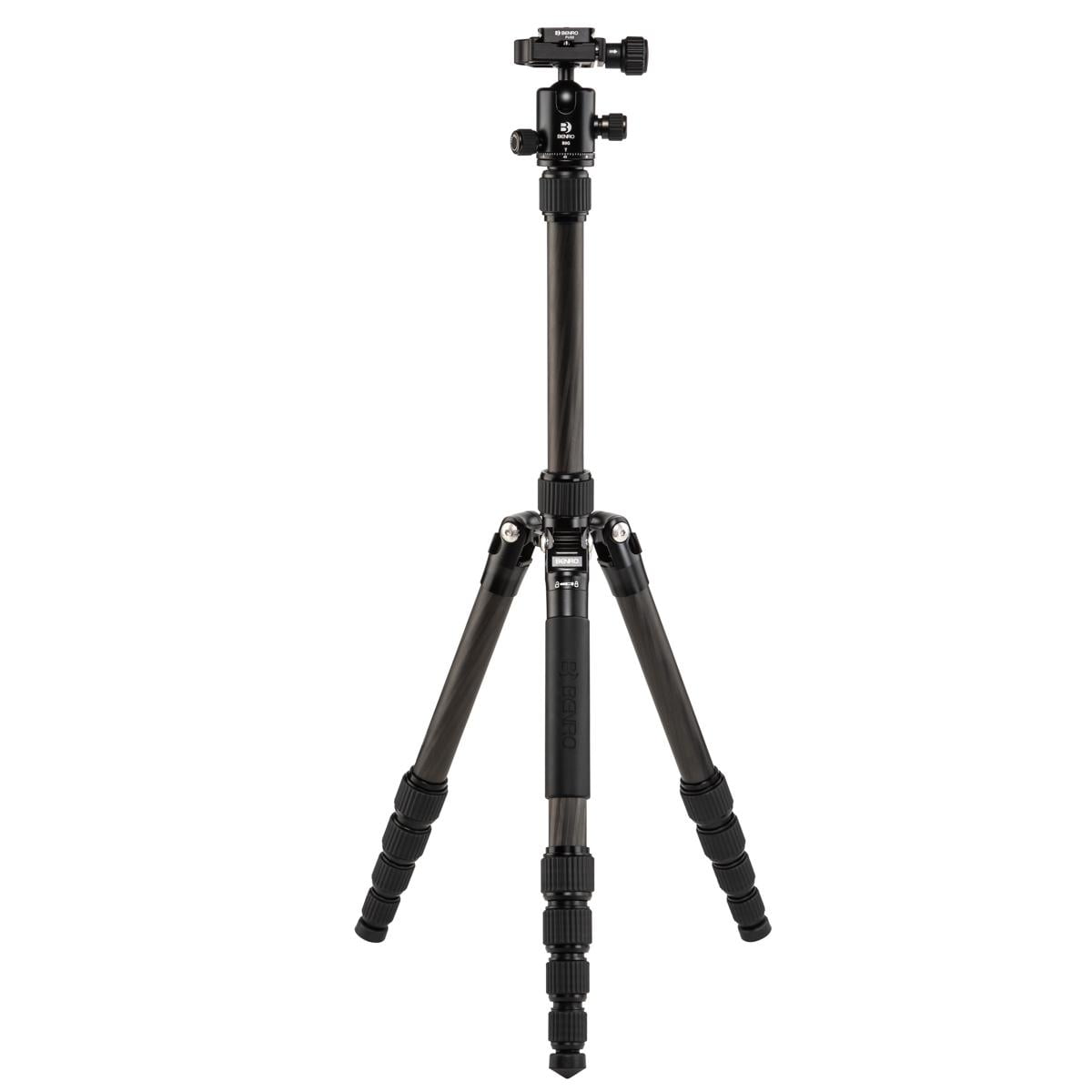 Benro Tripster 1 Series 5-Section Carbon Fiber Travel Tripod/Monopod, Black