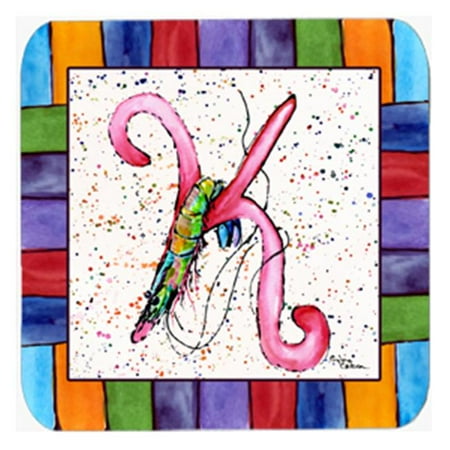 

Carolines Treasures 8434-FC Shrimp Foam Coasters - Set 4- 3.5 x 3.5 In.