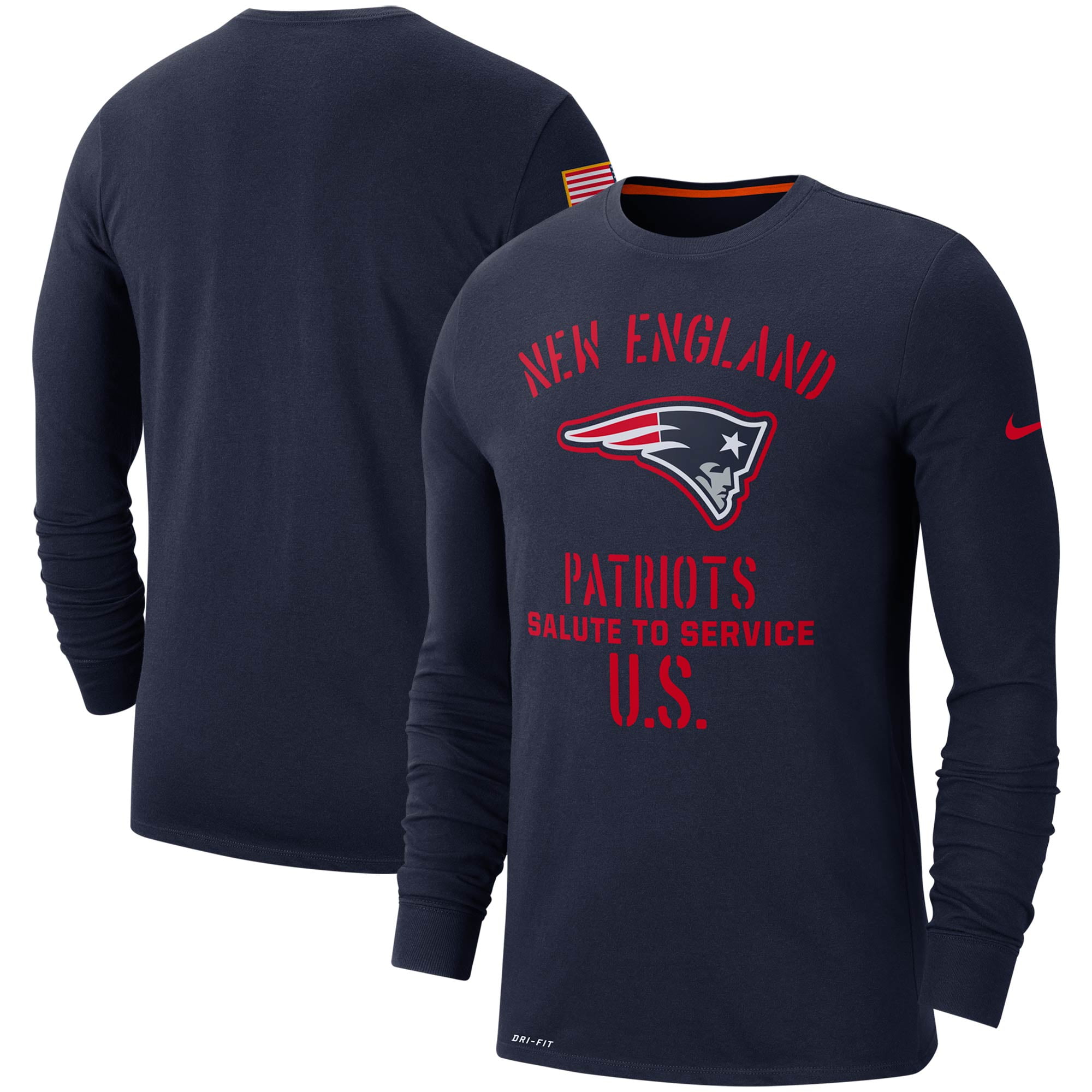 patriots salute to service long sleeve