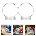 thumbnail image 3 of 10 bolas de plástico de 270 ml para decoración navideña, botella vacía, bola de nieve navideña, accesorio para hacer bolas de nieve vacías, 3 of 4