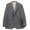 Grey/ Black/ White, variant on Trussini Men's Cream Wool Suit Jacket Sport Coats & Blazer - 38 US / 48 EU