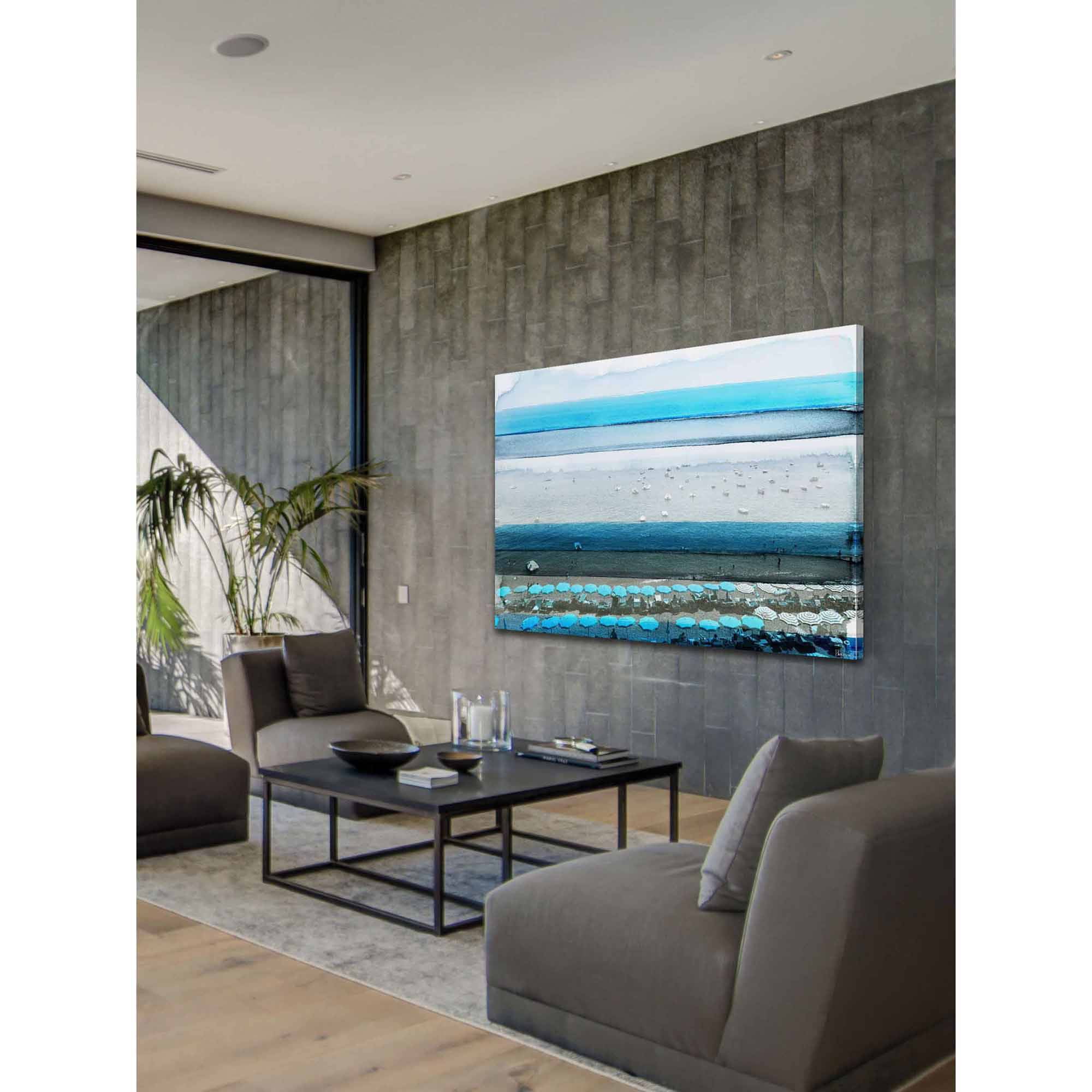 Parvez Taj Spiaggia Art Print on Premium Canvas