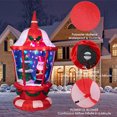 thumbnail image 4 of Christmas Inflatable Decoration Santa, Lighted Inflatable with Build-in LED Blow Up for Xmas Party Indoor, Outdoor, Yard, Garden, Lawn Winter Decor, 4 of 8