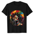 thumbnail image 4 of Mens Shirts Graphic Print Short Sleeve Crew Neck Soft Compression Shirt Men,Black,M, 4 of 4
