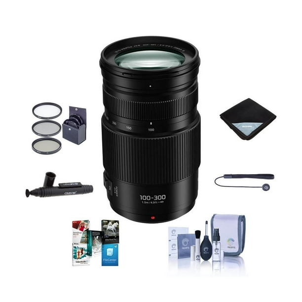 Panasonic Lumix G Vario 100 300mm F 4 0 5 6 Ii Power O I S Zoom Lens For Micro Four Thirds Bundle With 67mm Filter Kit Lens Wrap Cleaning Kit Ca Walmart Com Walmart Com Panasonic Lumix G Vario 100 300mm F 4 0 5 6 Ii Power O I S Zoom Lens For Micro Four Thirds Bundle With 67mm Filter Kit Lens Wrap Cleaning Kit Ca Walmart Com Walmart Com