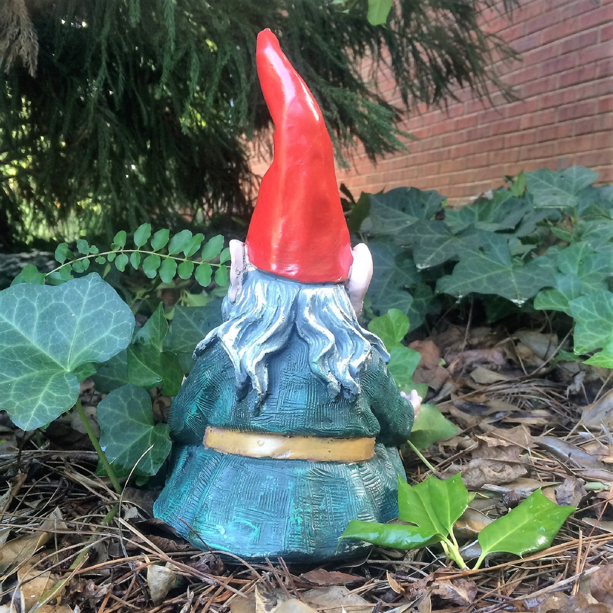 Gnomes of Toad Hollow - Meditating ZEN "Zelda" and "Mordecai" the Yoga Gnomes Home & Garden Gnome Statue 10"H