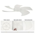 thumbnail image 3 of WRITWAA Ceiling Fan Accessories 2Pcs 16-Inch 5-Leaf Fan Blades White Plastic Replacement, 3 of 8