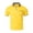 Yellow&03#0202F, variant on Fabrcox Short Sleeve Polo Shirts for Men Lapel Button Up Men's Henley Shirts Color Block Summer Workout Going Out Men's Golf Shirt with Pocket