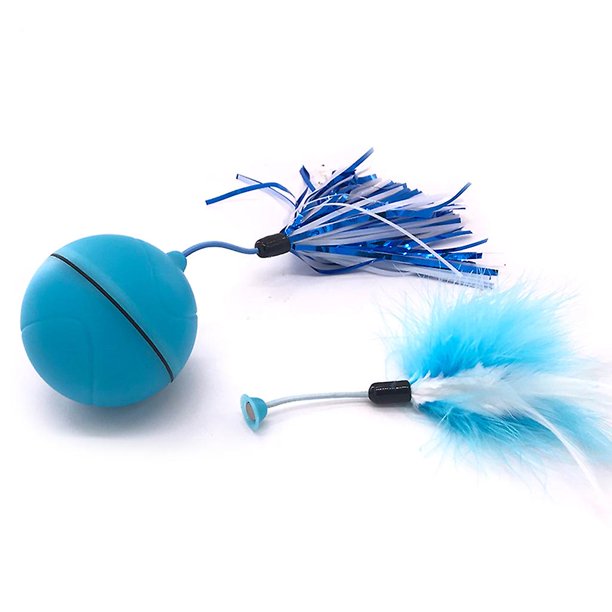 Juguete interactivo para gatos con bola móvil, juguete interactivo para gatos, rascador de juguete móvil para gatos