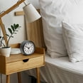 thumbnail image 7 of La Crosse Technology 4" Round Black Atomic Analog Alarm Clock, 617-710B, 7 of 7