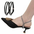 thumbnail image 2 of Correas para zapatos de tacón alto: hebilla de PU/metal, desmontables/antideslizantes, para tacones de mujer, fáciles de ajustar/evitan que se resbalen, 2 of 2