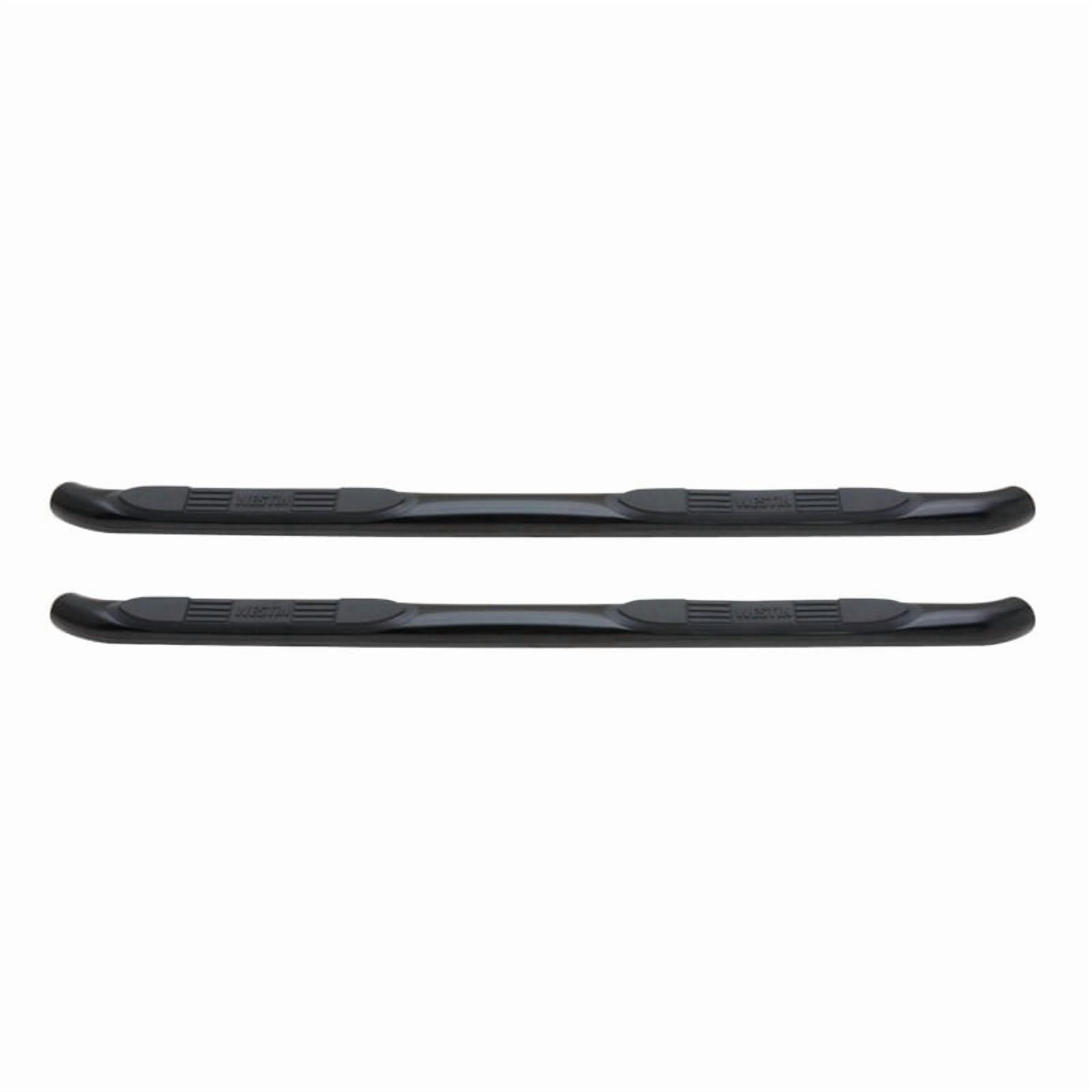 Westin 23-3715 E-Series 3" Round Nerf Step Bars - Black Powdercoat Finish Fits select: 2015-2018 CHEVROLET SILVERADO K1500 LT, 2014 CHEVROLET SILVERADO K1500