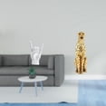 thumbnail image 2 of Estatua del gesto de la roca,Figuras de estatuas de dedos con gestos de música rock,Figura de guepardo,Figura de guepardo dorado,adorno moderno de escritorio,Estatua realista de, 2 of 8
