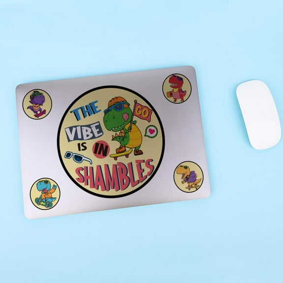 1Sheet PVC Wall Stickers Wall Decoration Dinosaur 210x330mm