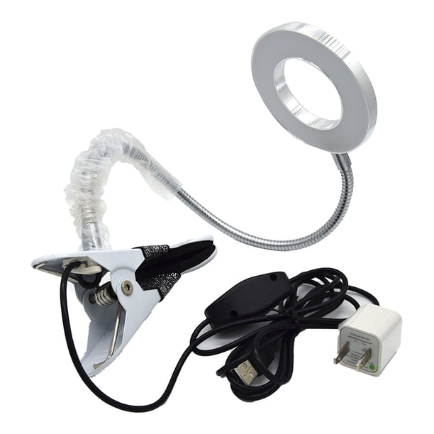 Lámpara De Tatuaje LED, Lámpara De Abrazadera LED ángulo Ajustable Para Alargamiento De Pestañas