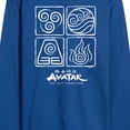 thumbnail image 3 of Avatar - The Last Airbender - Four Elements Inverse - Men's Long Sleeve T-Shirt, 3 of 5