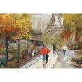 thumbnail image 3 of Pearce, Allison 18x13 Black Modern Framed Museum Art Print Titled - Parisian Avenue, 3 of 5