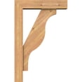 thumbnail image 3 of Ekena Millwork 5 1/2"W x 22"D x 34"H Funston Block Smooth Bracket w/ Offset Brace, Western Red Cedar, 3 of 25