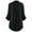 Black, variant on Button down Shirts for Women Plus Size Lace Long Sleeve Blouse Tops Fall Casual Tunic Tops