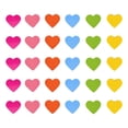 thumbnail image 1 of 120 pegatinas magnéticas de 3 cm para pizarra con forma de corazón para nevera, ideales para premios de juegos infantiles (rojo, naranja, amarillo, verde, azul y rosa)., 1 of 7