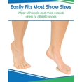 thumbnail image 3 of Toe Splint [Pair] - Hammer Toe Straightener - Joint Realign Cushion Brace for Claw, Curled, Crooked Toe - Metatarsal Support Loop Guard Alignment Corrector Wrap for Tendon, Broken Toe Surgery, 3 of 4