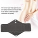 thumbnail image 5 of Almohadillas sanitarias Reutilizables, Antibacterial Lavable Reutilizable Charcoal Bamboo Feminine Pantiliners Menstrual Pad Saludable Crtynell NO, 5 of 7