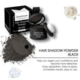 thumbnail image 4 of Hairline Powder in Black – Instant Root Touch-Up for Dark Hair, Fills in Sparse Edges, Matte Finish, Travel-Friendly, 4 of 9