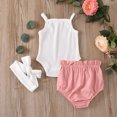 thumbnail image 2 of Vedolay Outfits Sets For Girl Girls Summer Sport T-Shirt and Shorts Set Kids Print Casual Fashion Suit,White 12-18 Months, 2 of 5