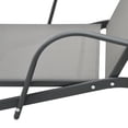 thumbnail image 5 of vidaXL Chaise Longue Acier et Textilène, 5 of 5