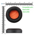 thumbnail image 6 of Geekria QuickFit Replacement Ear Pads for SteelSeries SIBERIA 800/ 840 Headphones Ear Cushions, Repair Parts (Black / Orange), 6 of 6
