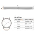 thumbnail image 2 of Unique Bargains Stainless Steel Mesh Watch Band 16mm Quick Release Strap Magnetic Clasp, Silver, 2 of 7
