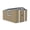 Brown, variant on Noble House 8 x 12 FT Outdoor Metal Tool Storage Shed with Lockable Doors and Air Vents, Waterproof Garden Shed, Dark Gray