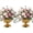 Gold, variant on Brass Vases for Wedding Centerpieces, Set of 2 Antique  Metal Vase Small Table Centerpiece Flower Stands Wedding Arrangement for Wedding Reception  Floral Decor Anniversary