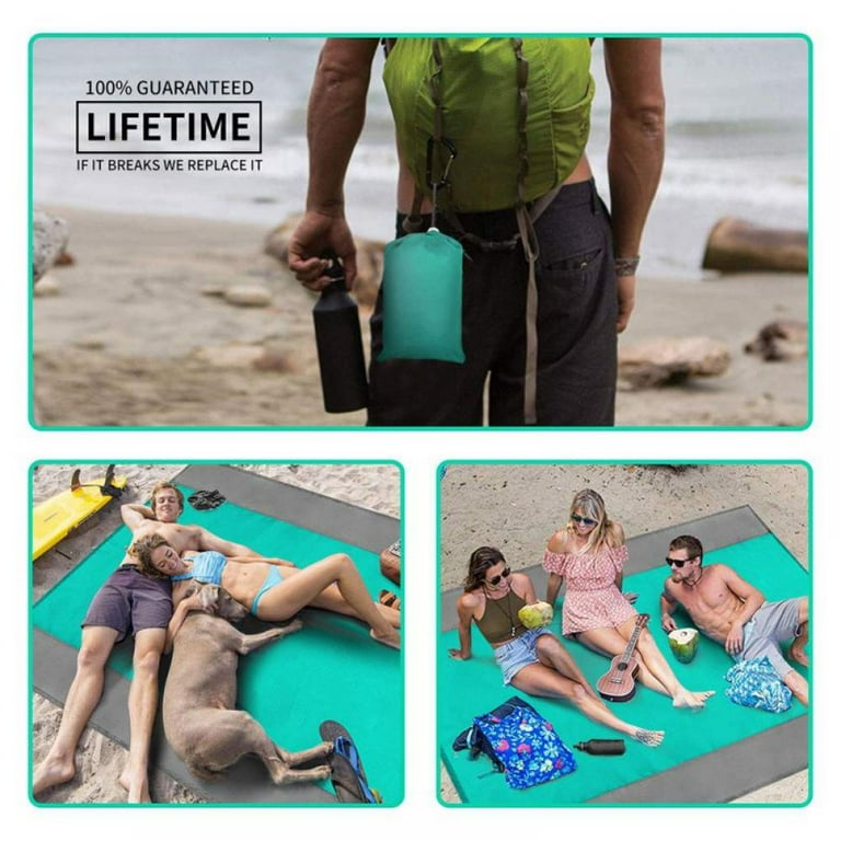 Packable beach online blanket