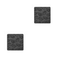 thumbnail image 4 of Bewildely Posavasos para taza, alfombrilla para , hoja, almohadilla de oficina, vajilla acanalada, mantel individual Gris 2Conjunto, 4 of 6