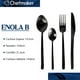 thumbnail image 2 of Set Juego De Cubiertos Chefmaker Acero Inoxidable Negro 16 Piezas Premium Moderno minimalista, 2 of 3