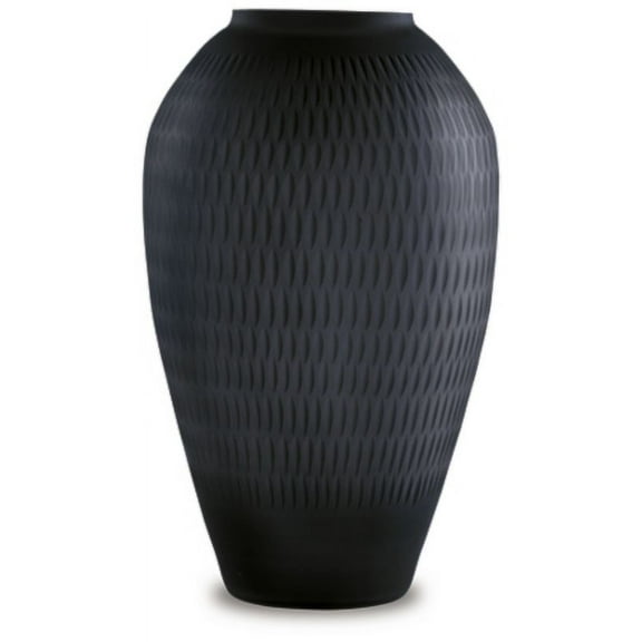 Signature Design by Ashley Contemporary Etney Vase  Slate
