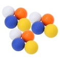 thumbnail image 2 of 12 pcs PU Children Kids Golf Balls Colorful Elastic Golfballs Set Training Practice Accessories, 2 of 8