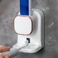 thumbnail image 2 of Automatic Electric Toothpaste Dispenser, Auto Toothpaste Dispenser with Sensor, Bathroom Wall Mounted Toothpaste Pump - white, 2 of 5