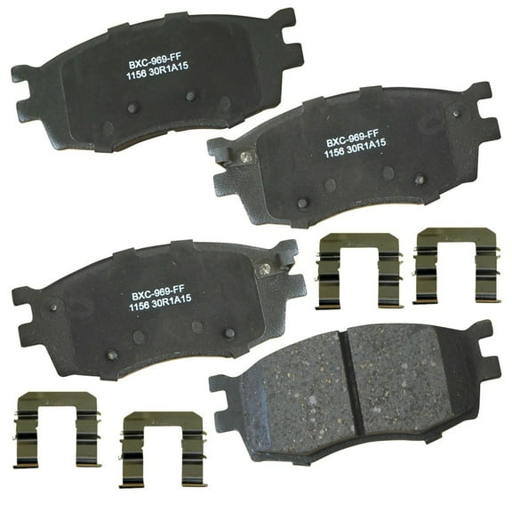 Bendix Brakes Disc Brake Pad Set Fits select: 2006-2011 HYUNDAI ACCENT, 2006-2011 KIA RIO