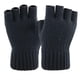 thumbnail image 2 of Guantes para hombre y mujer, de color liso, de medio dedo, para exteriores, sin dedos, de lana gruesa, informales, de moda, con parte superior acrílica., 2 of 6