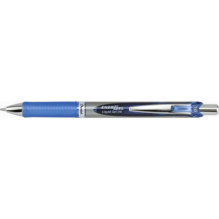 EnerGel RTX Retractable Liquid Gel Pen, Bold Line, Metal Tip, Blue