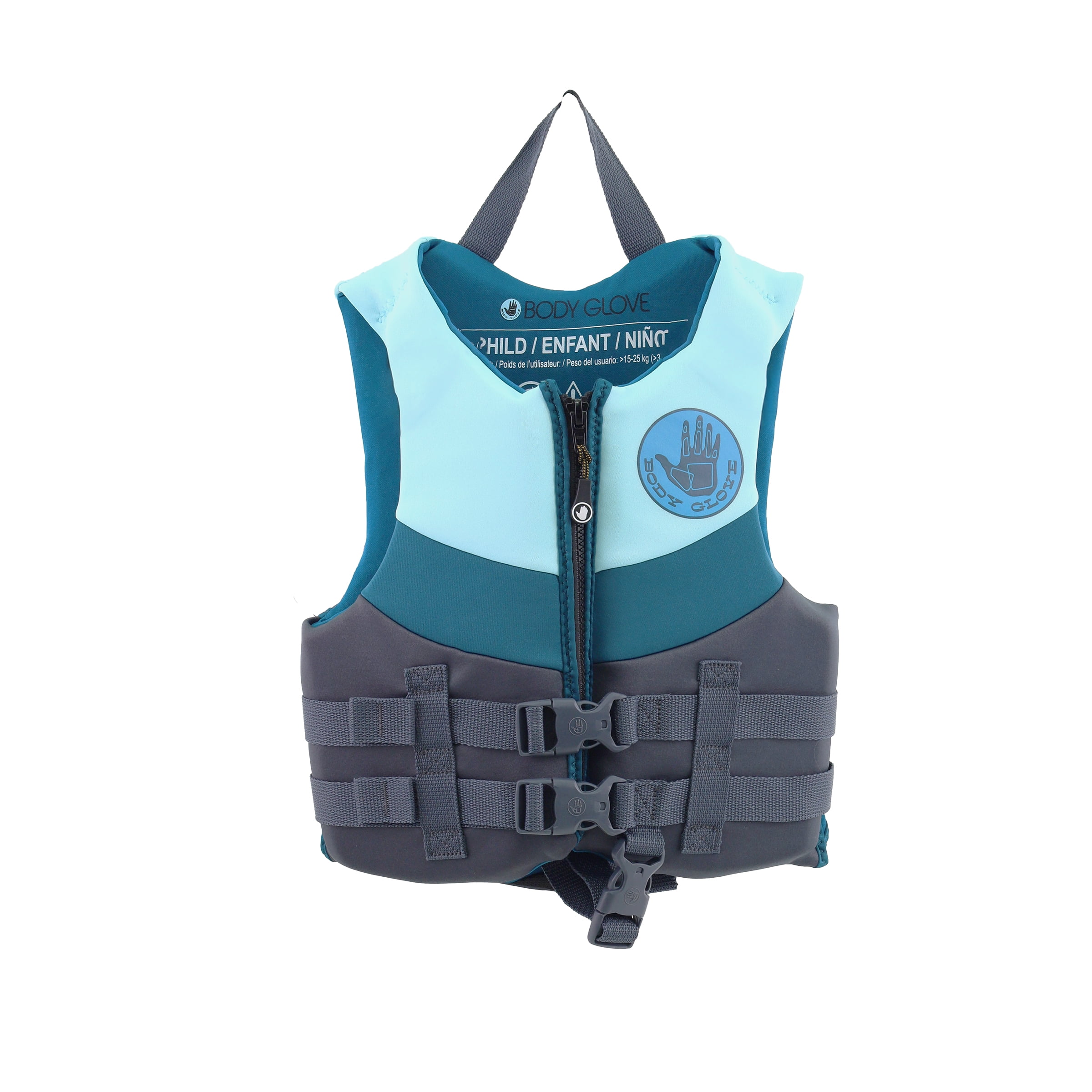 (2 pack) Body Glove Child's Neoprene PFD Life Jacket and Vest, Boy, 33-55 lbs., Blue